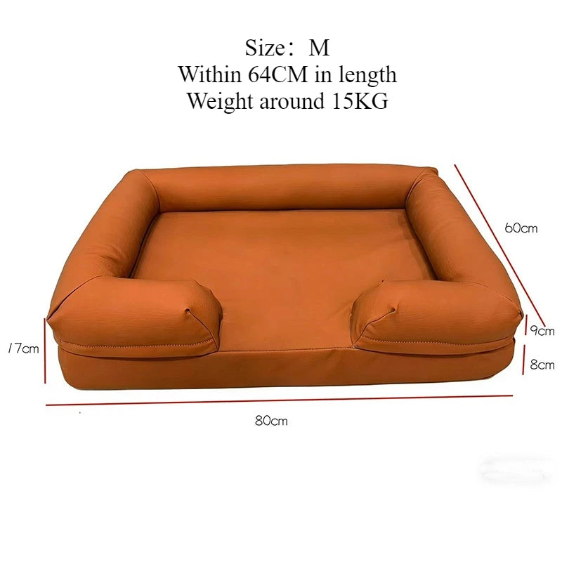 Petzrella Großes wasserdichtes Luxus-Hundebett-Sofa