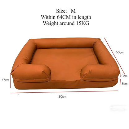 Petzrella Großes wasserdichtes Luxus-Hundebett-Sofa
