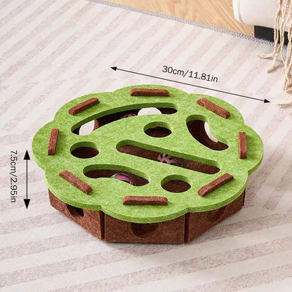 Interactive Cat Puzzle Maze – Enrichment Toy for Smart Indoor Play