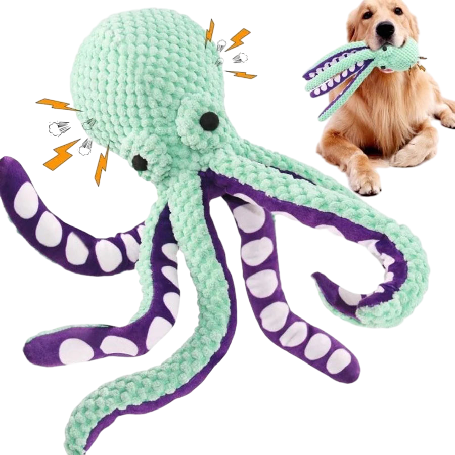 Petzrella Oktopus-Quietschspielzeug