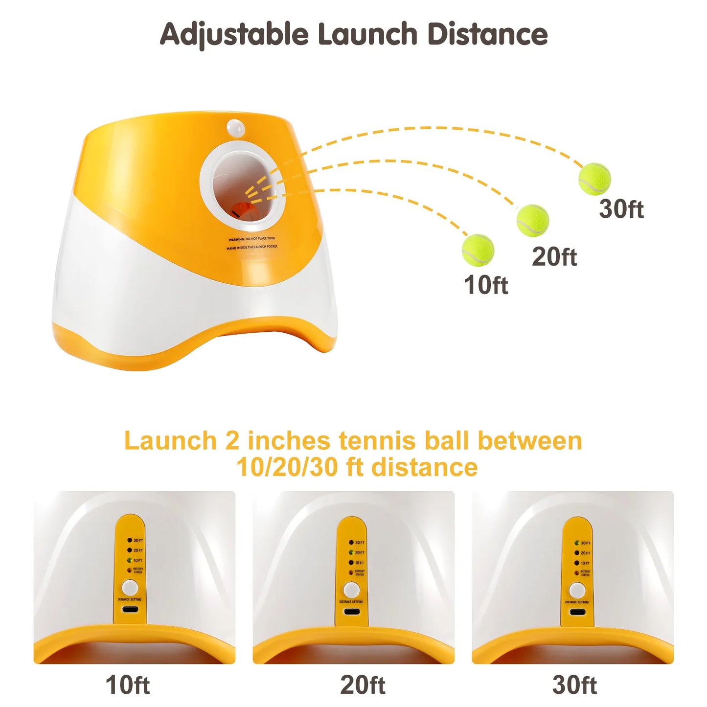 Automatic Dog Tennis Ball Launcher for Interactive Fetch Play