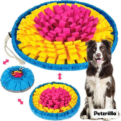 Petzrella Dog Snuffle Mat – Foraging Bowl for Slow Feeding