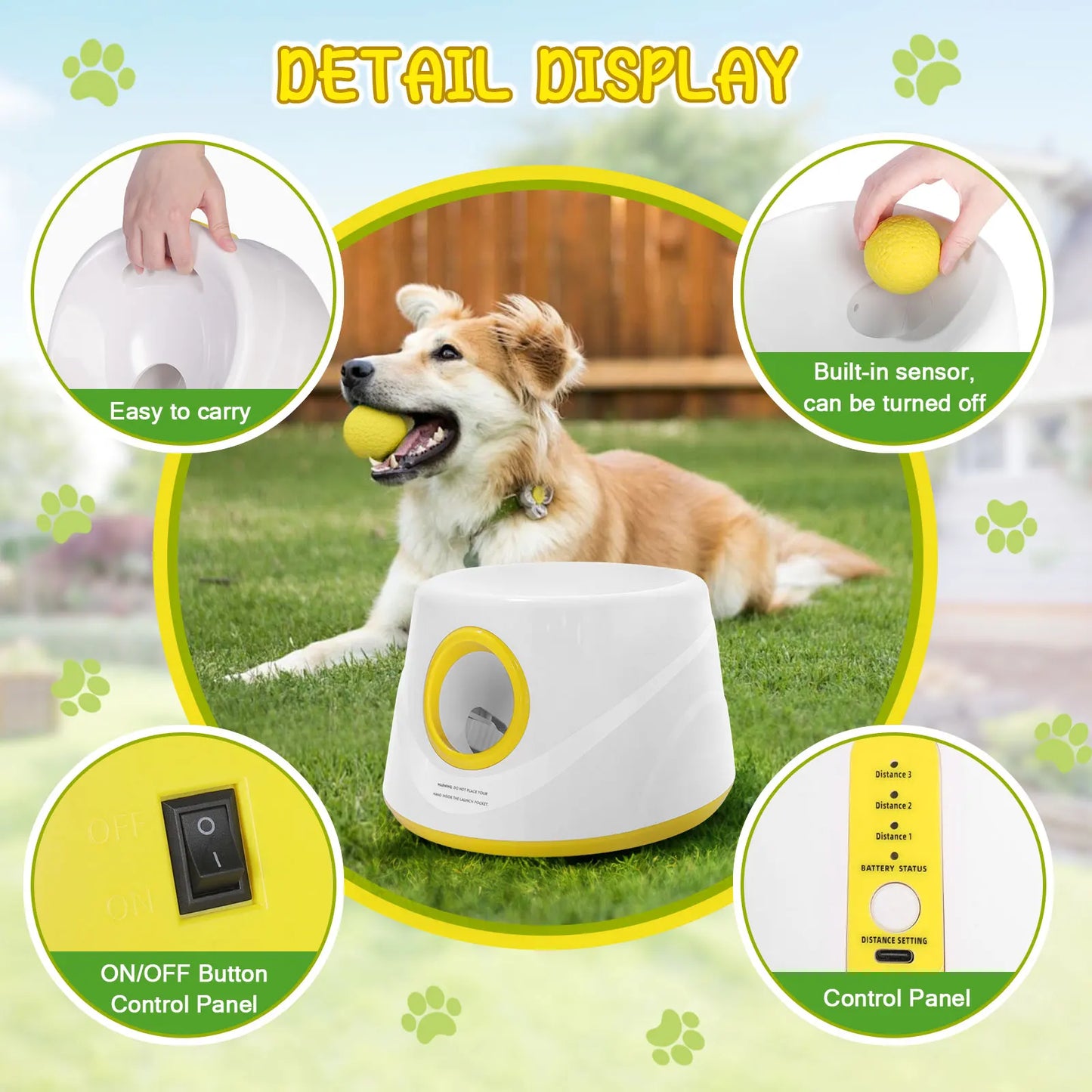 Automatic Ball Launcher for Dogs