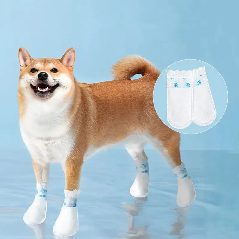 Disposable PU Dog Shoes