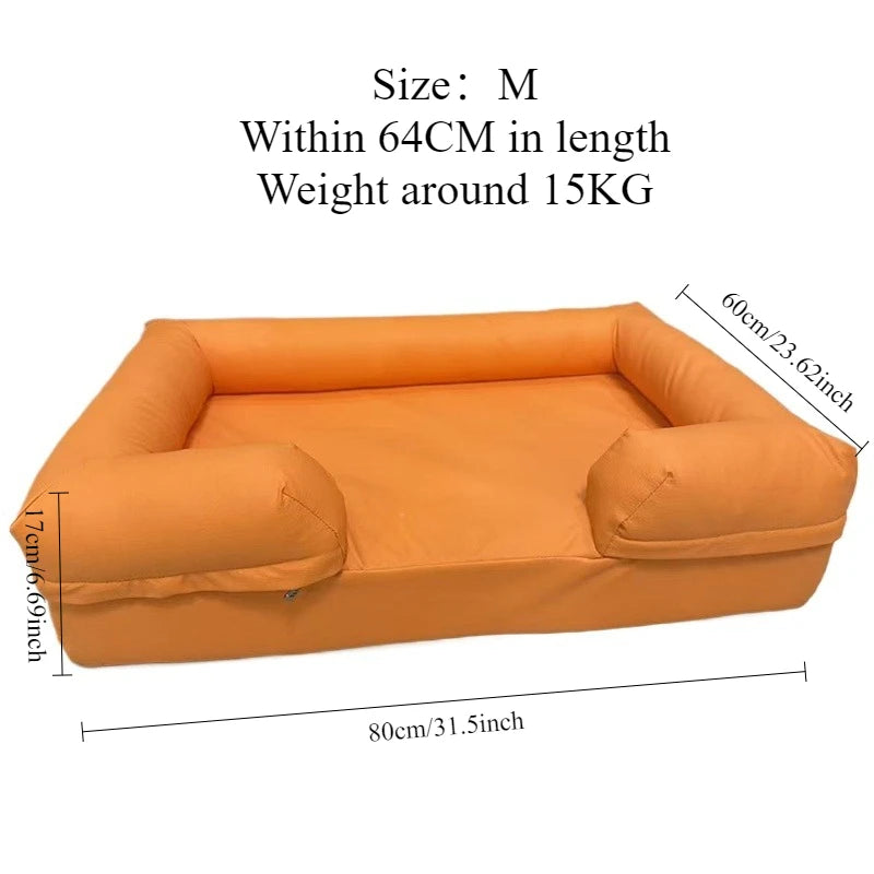 Petzrella Großes wasserdichtes Luxus-Hundebett-Sofa