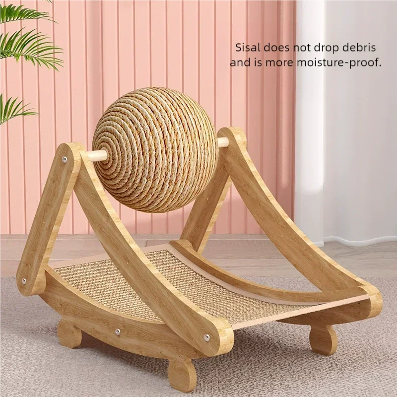 2-in-1 Sisal Cat Scratcher Lounge