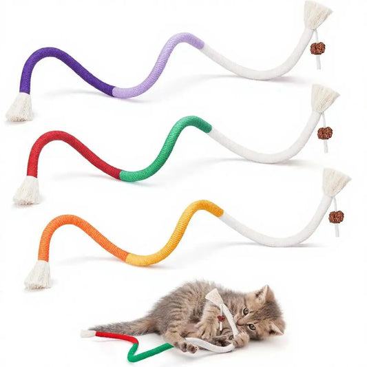 Interactive Cat Chew & Play Rope Toy