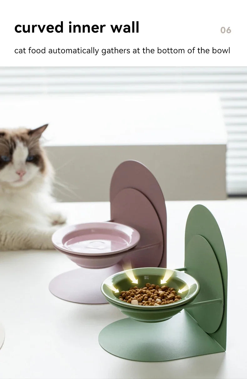 Ceramic Elevated Pet Bowl