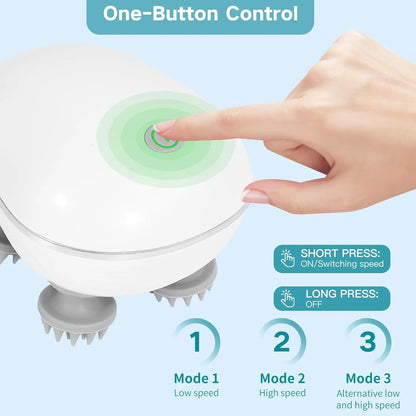 Petzrella Deep Knead Smart-Kopfhautmassagegerät