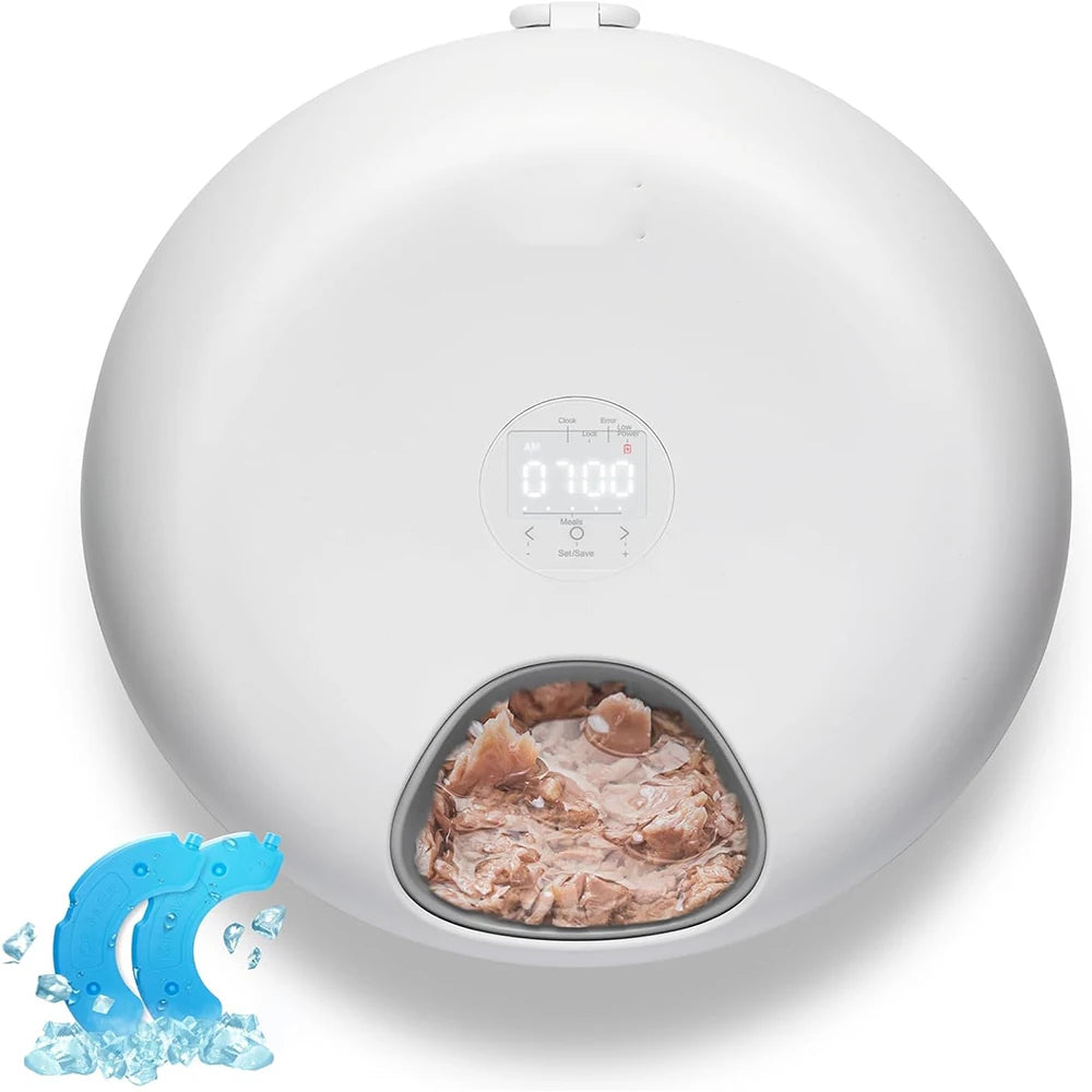 Petzrella USB Rechargeable Automatic Wet Food Pet Feeder with Timer