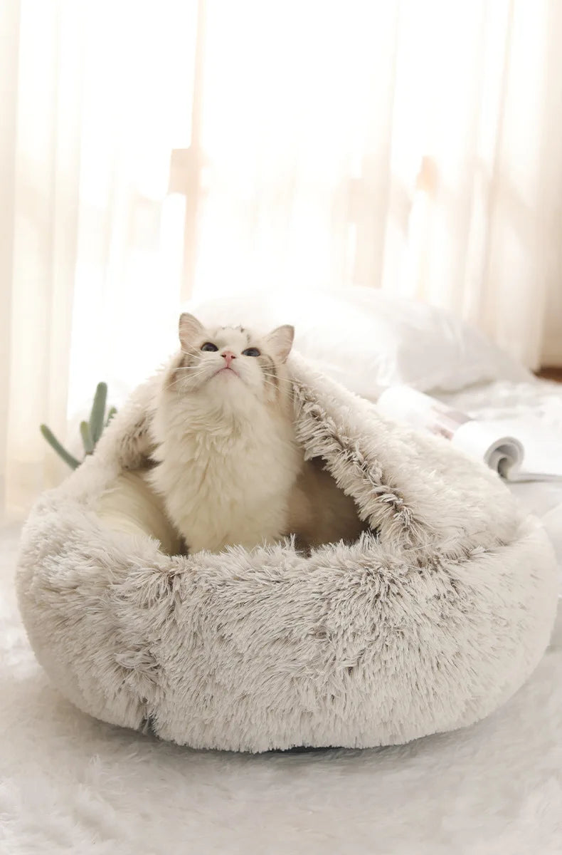Plush Cat Bed