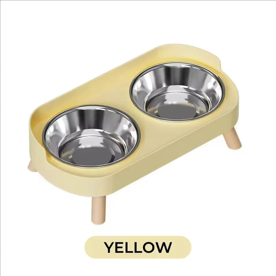 2-in-1 Stainless Steel Pet Dining Station