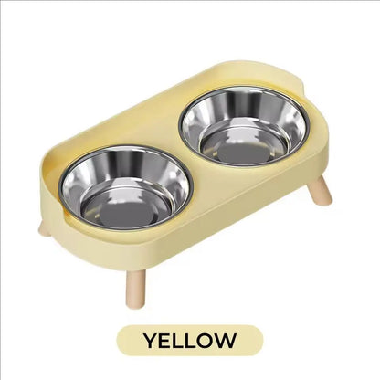 2-in-1 Stainless Steel Pet Dining Station