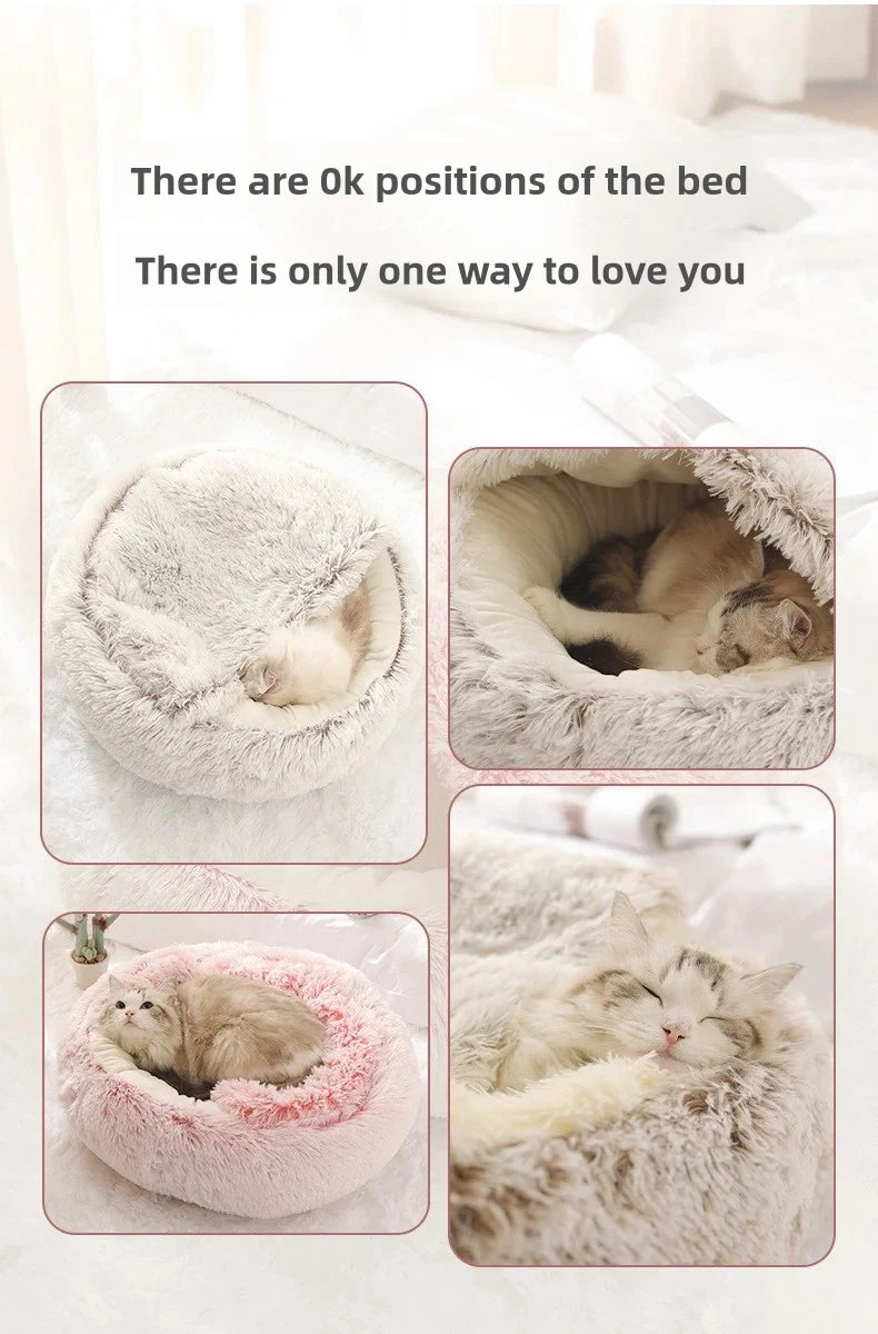 Plush Cat Bed