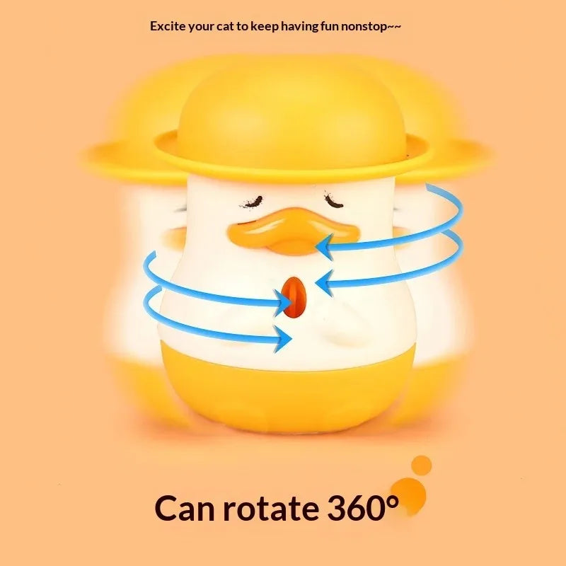 Cute Duckling Cat Teaser Stick