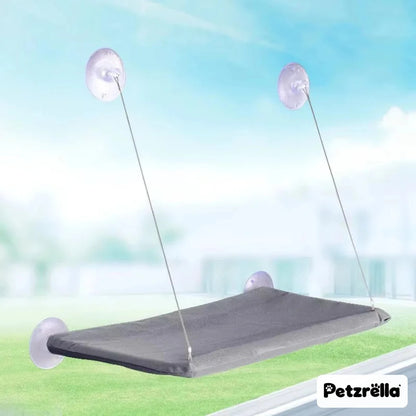 Petzrella Cat Window Hammock Grey