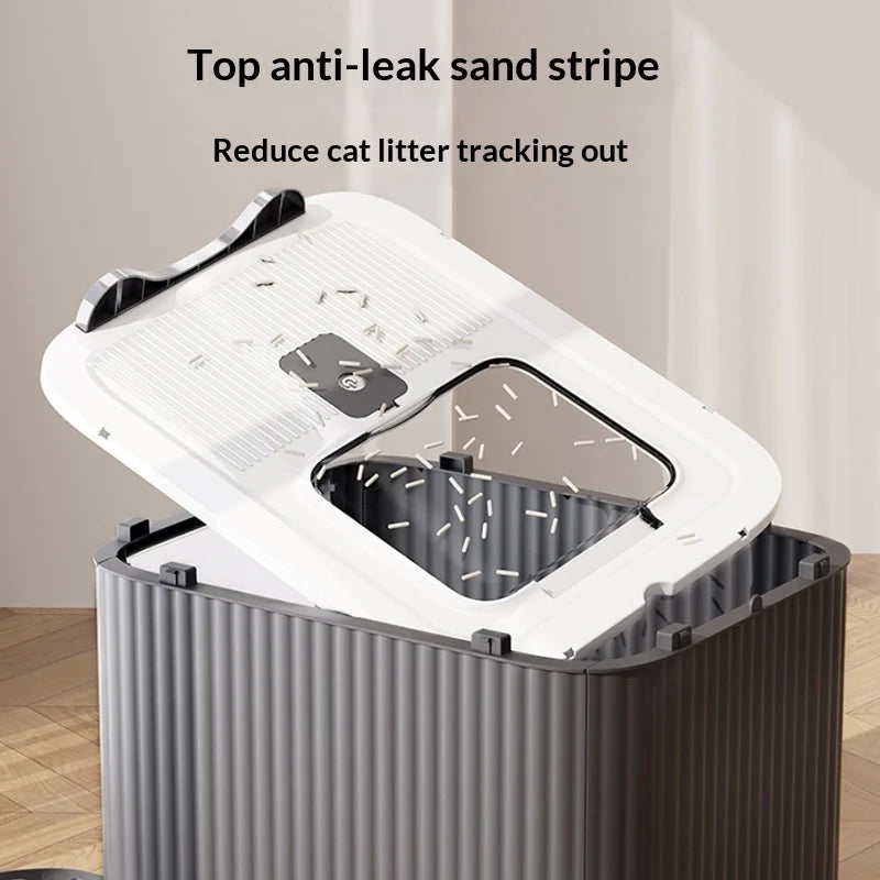 Petzrella Extra Large UV Self-Cleaning Enclosed Cat Litter Box