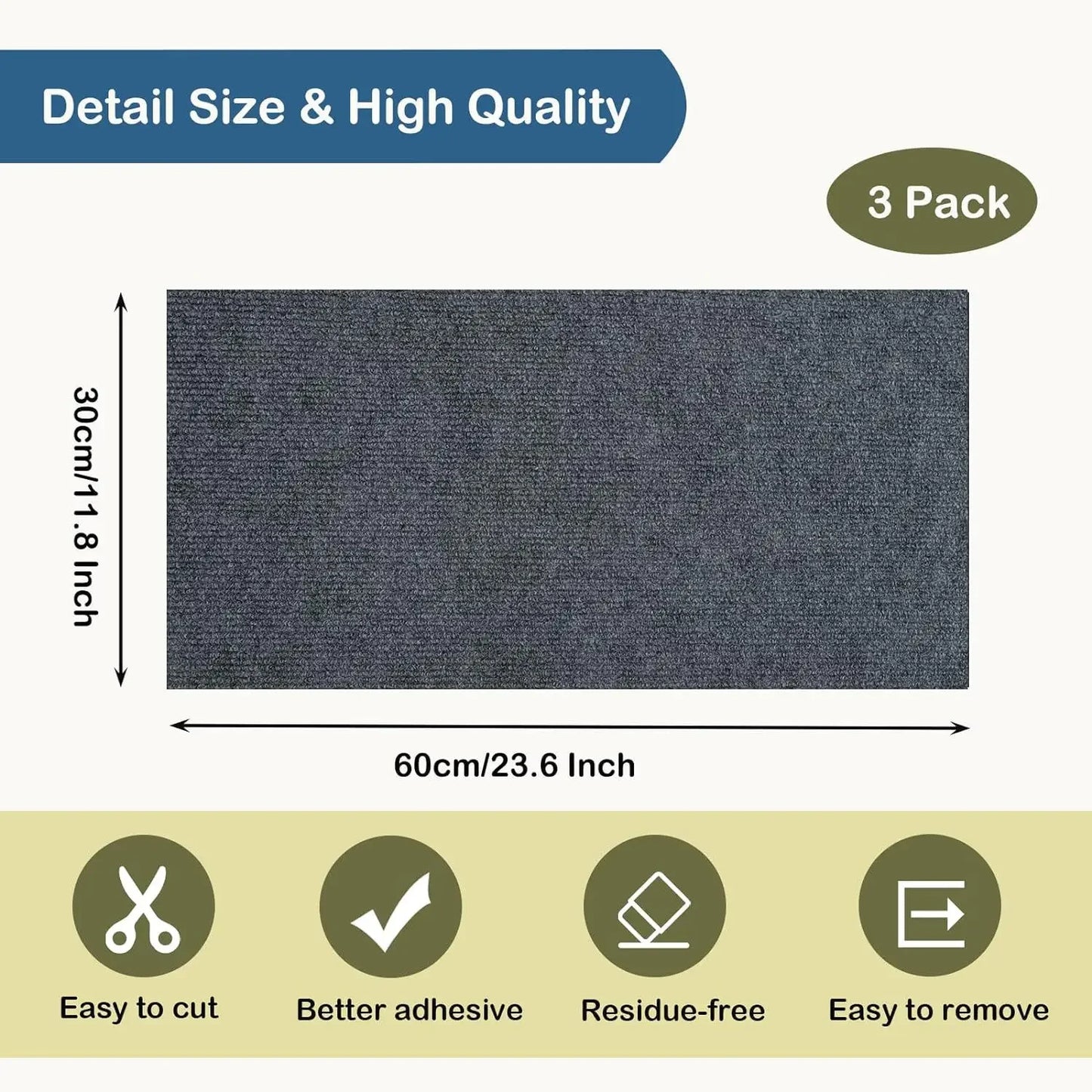 Self-Adhesive Sofa Scratch Protector for Cats