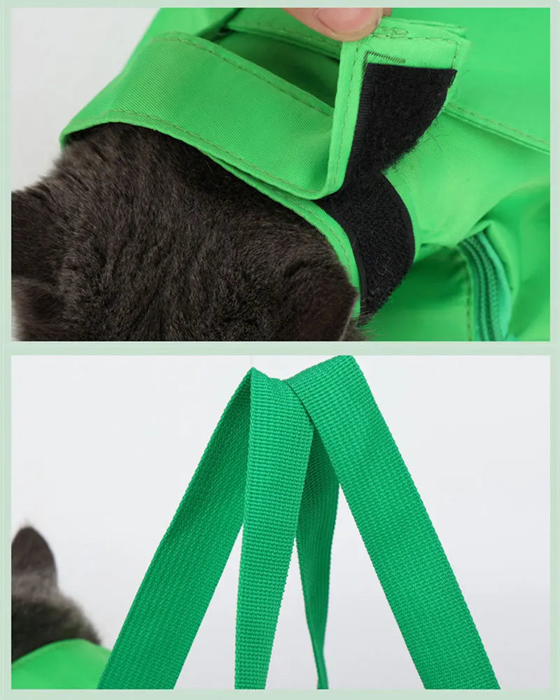 Foldable Breathable Cat Carrier Backpack