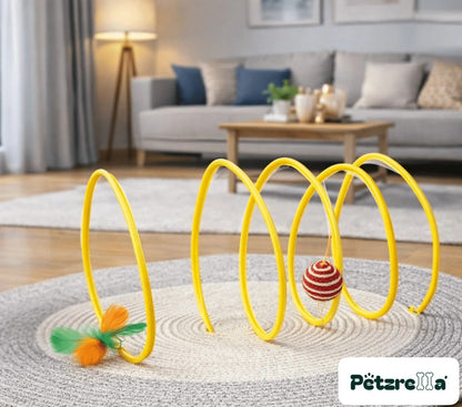 Petzrella Collapsible Spiral Cat Tunnel