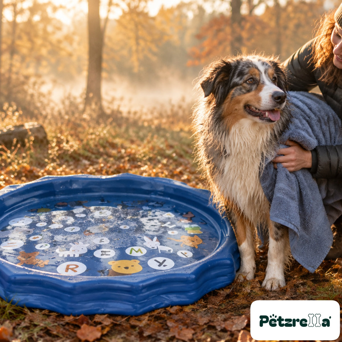 Petzrella Splash & Cool Dog Bath Pool