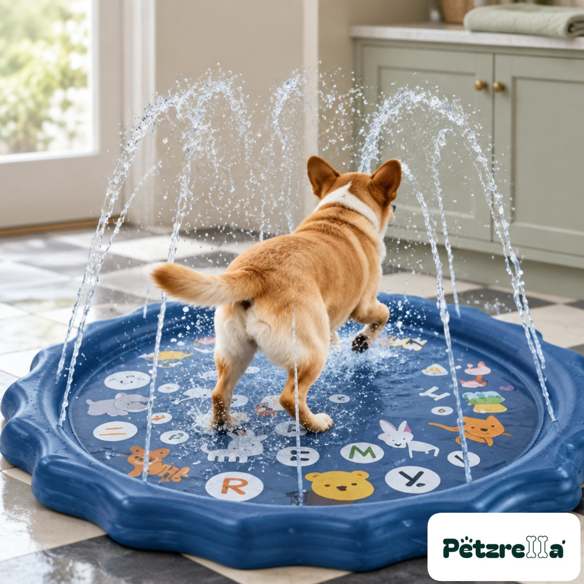 Petzrella Splash & Cool Dog Bath Pool