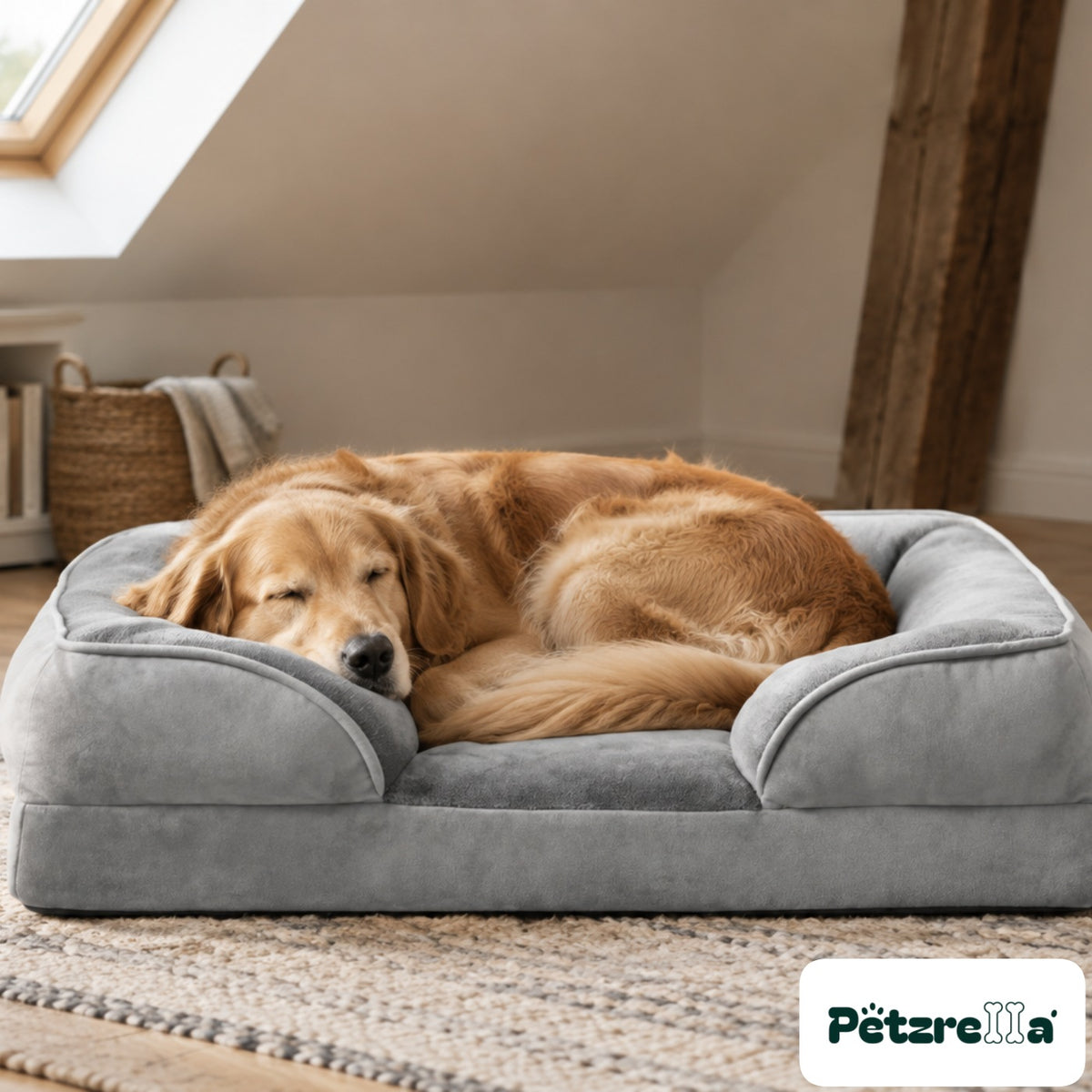 Petzrella XL Waterproof Orthopedic Dog Sofa Bed
