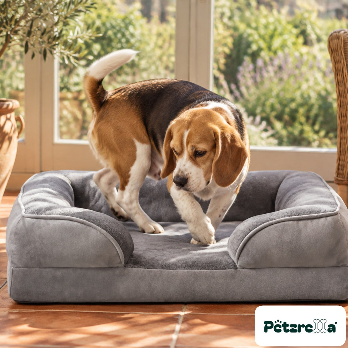 Petzrella XL Waterproof Orthopedic Dog Sofa Bed