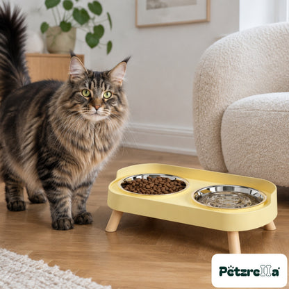 Petzrella Elevated Double Pet Bowl - view 4