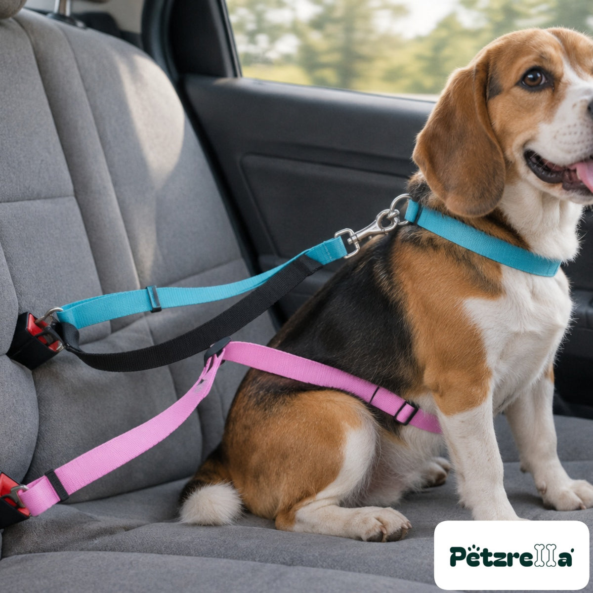 Petzrella Safe Travel Seatbelt Leash