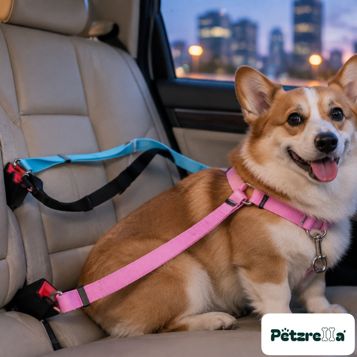 Petzrella Safe Travel Seatbelt Leash - view 5