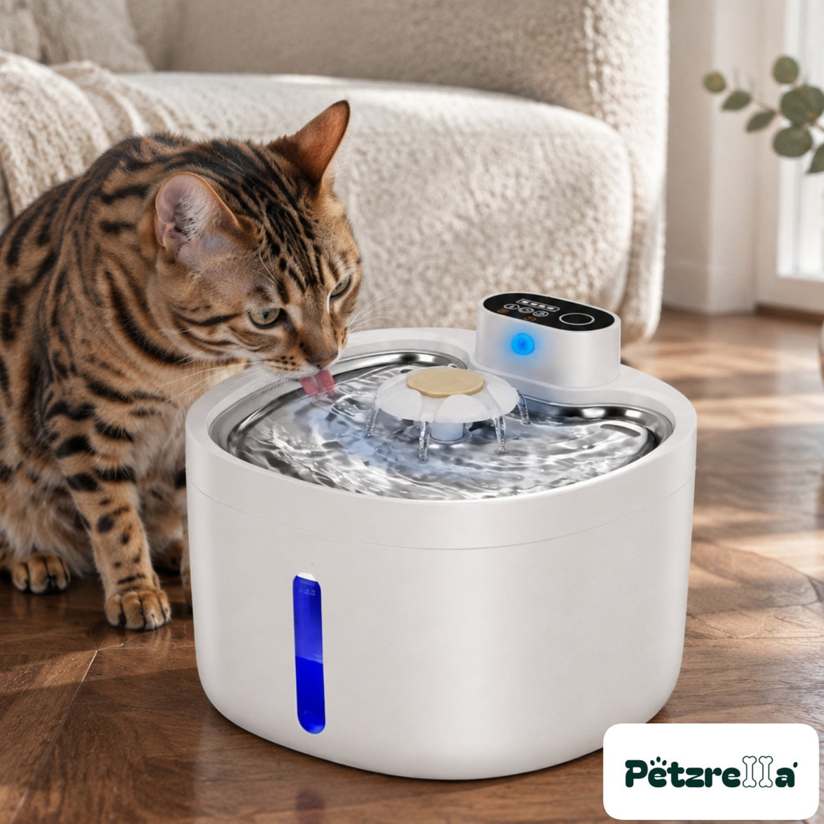 Petzrella Wireless Cat Water Fountain