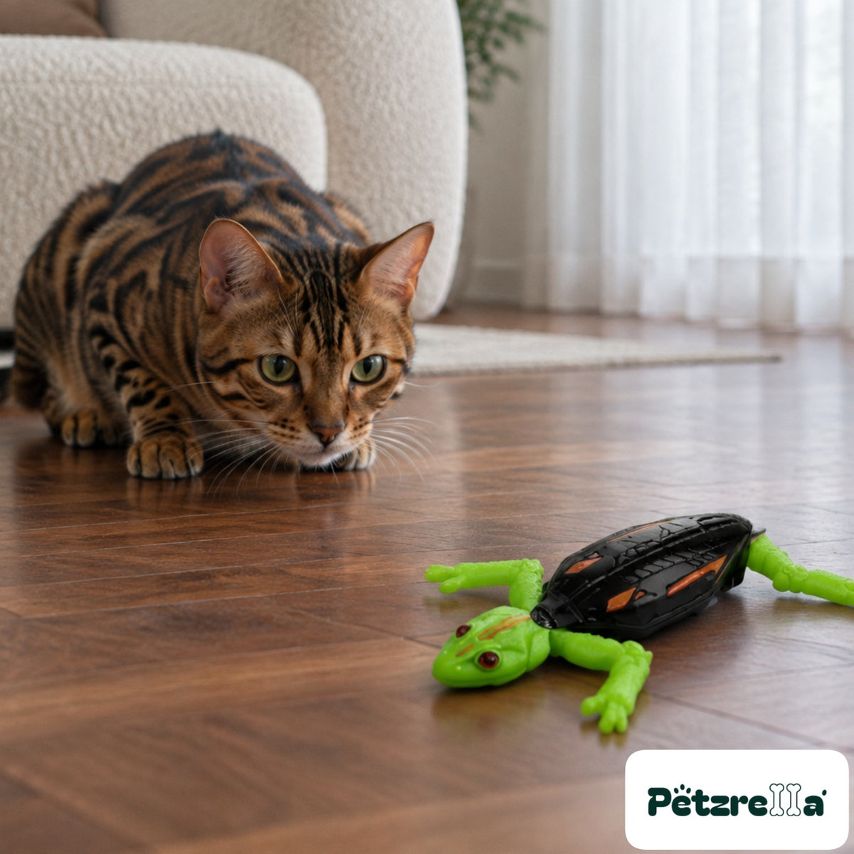 Petzrella RC Gecko Cat Toy