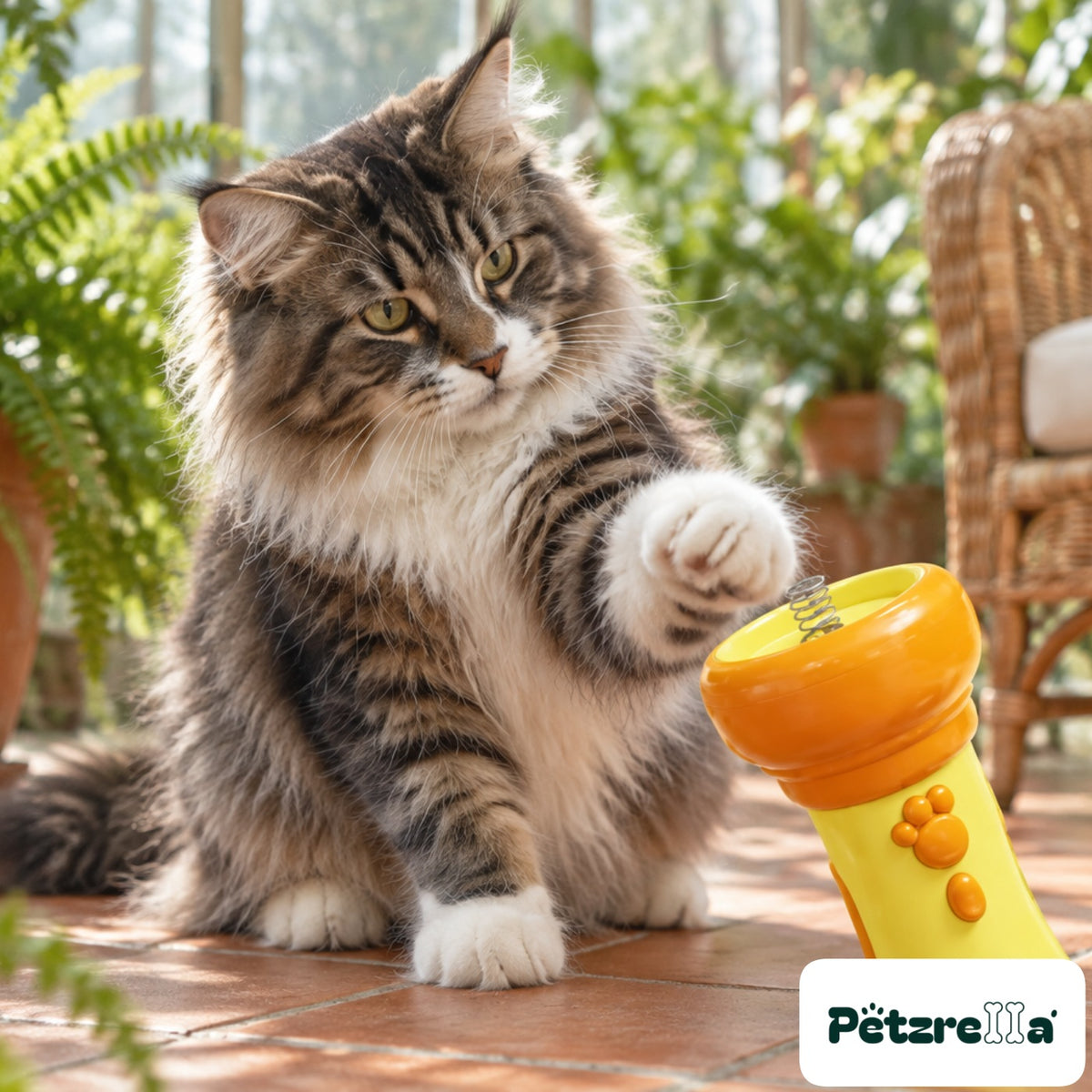 Petzrella Interactive Cat Ball Launcher - view 3