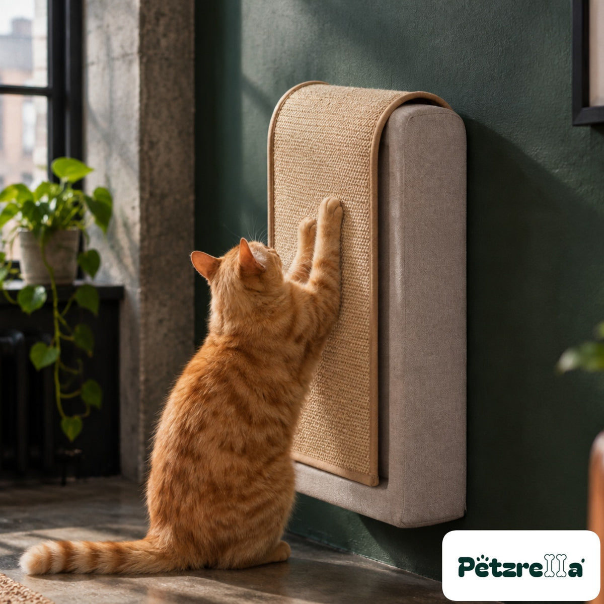 Petzrella Wall-Mounted Sisal Cat Scratcher - view 2