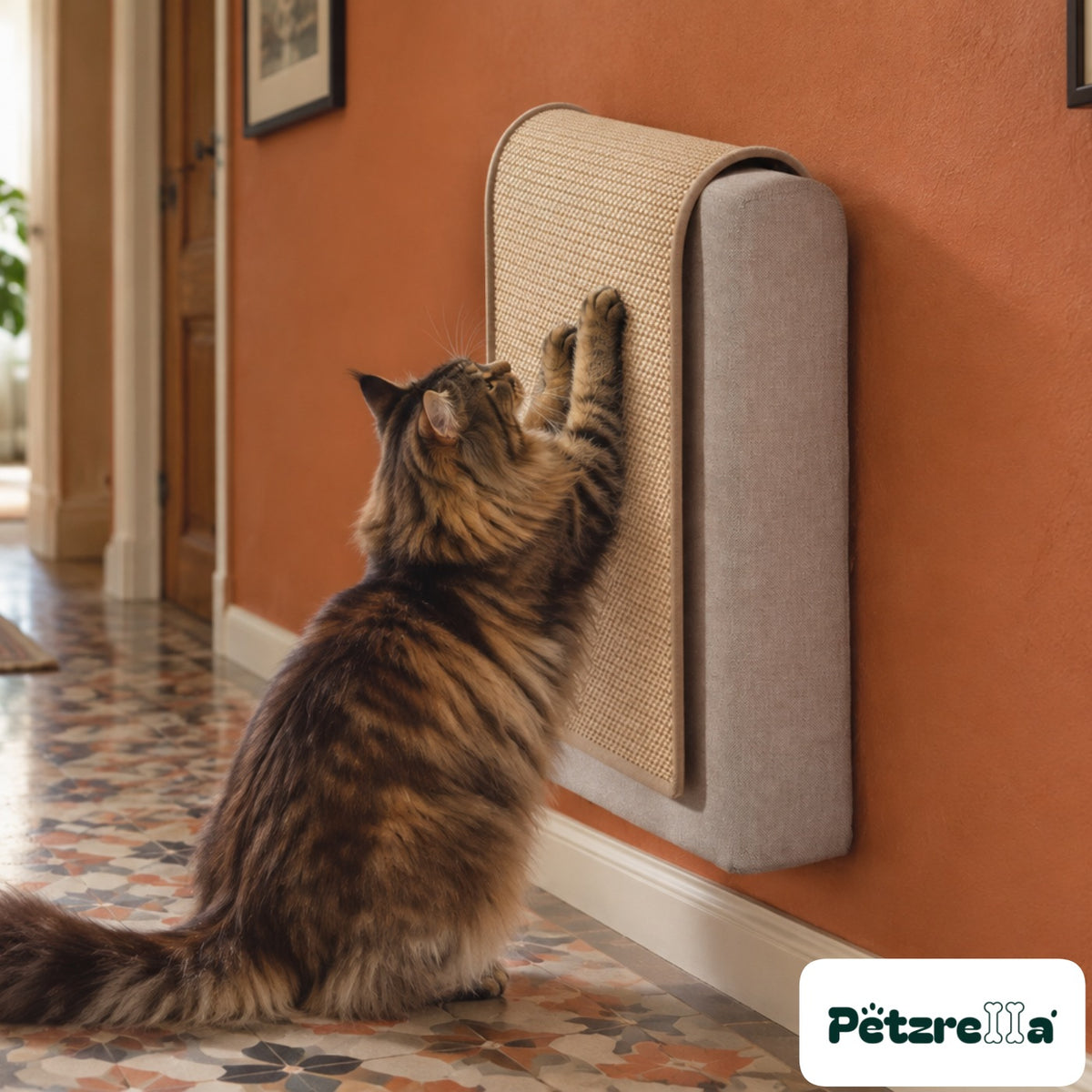 Petzrella Wall-Mounted Sisal Cat Scratcher - view 3