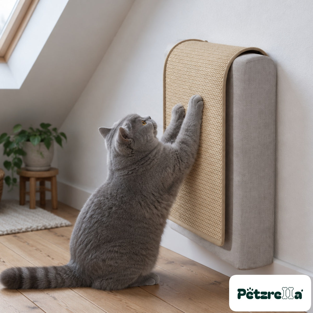 Petzrella Wall-Mounted Sisal Cat Scratcher - view 6