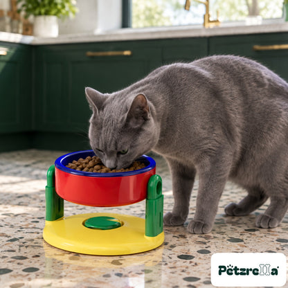 Petzrella Adjustable Double Feeding Bowl