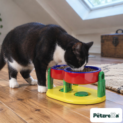 Petzrella Adjustable Double Feeding Bowl