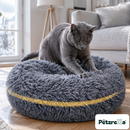 Petzrella Round Plush Pet Bed