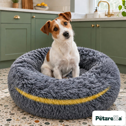 Petzrella Round Plush Pet Bed