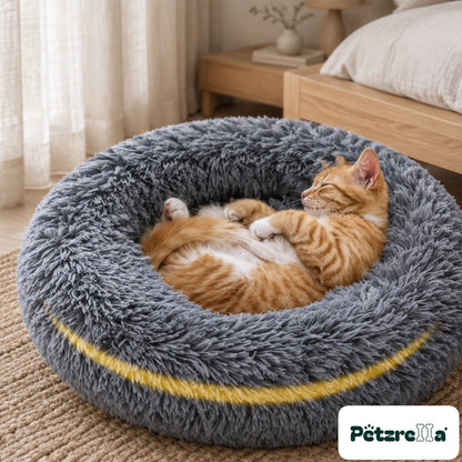 Petzrella Round Plush Pet Bed