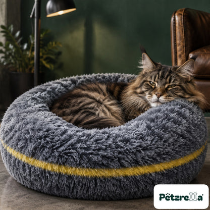 Petzrella Round Plush Pet Bed