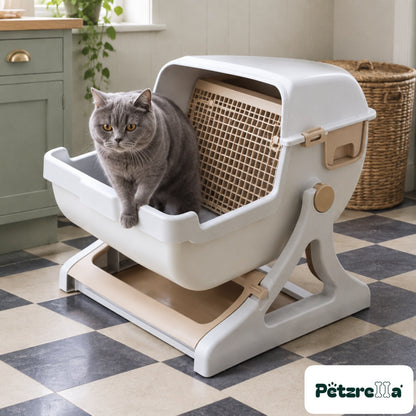 Petzrella Semi-Automatic Self-Cleaning Litter Box XXL