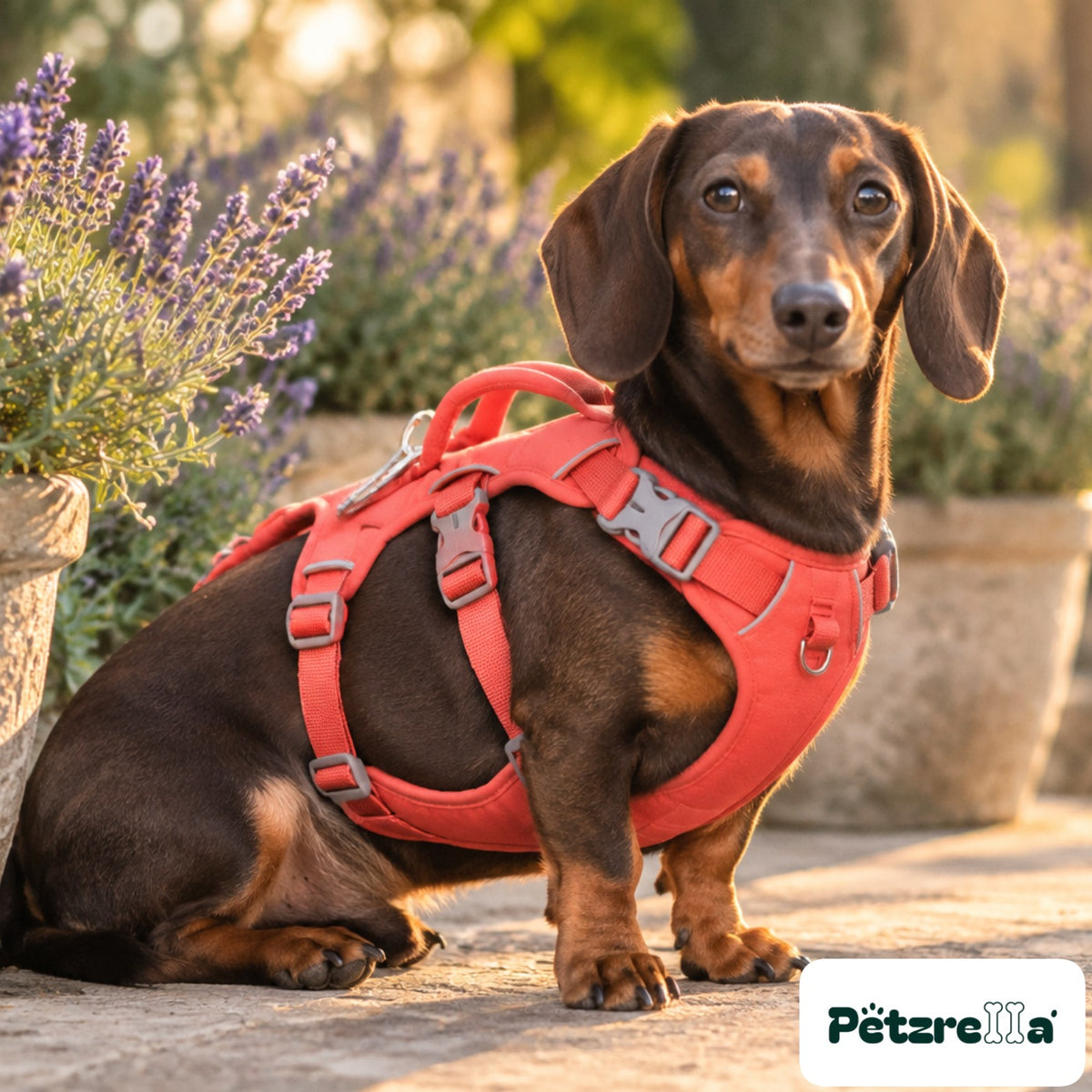 Petzrella Reflective Vest Dog Harness