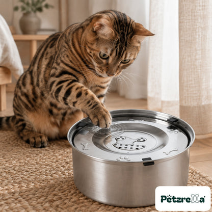Petzrella No-Spill Floating Pet Water Bowl