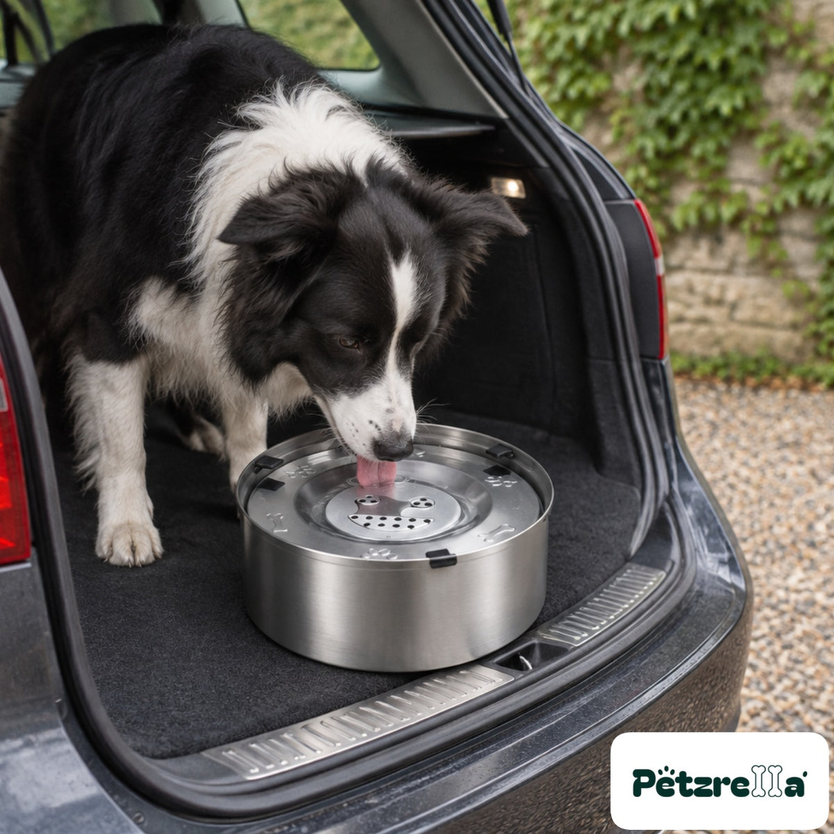 Petzrella No-Spill Floating Pet Water Bowl