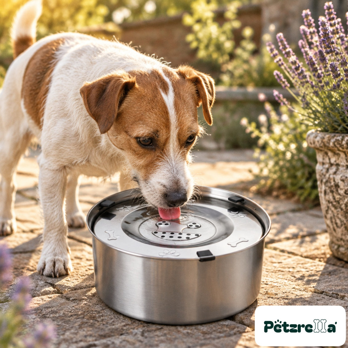 Petzrella No-Spill Floating Pet Water Bowl