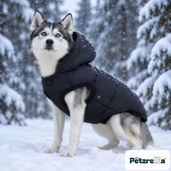 Petzrella Arctic Shield Puffer Jacket – Warm Winter Dog Vest