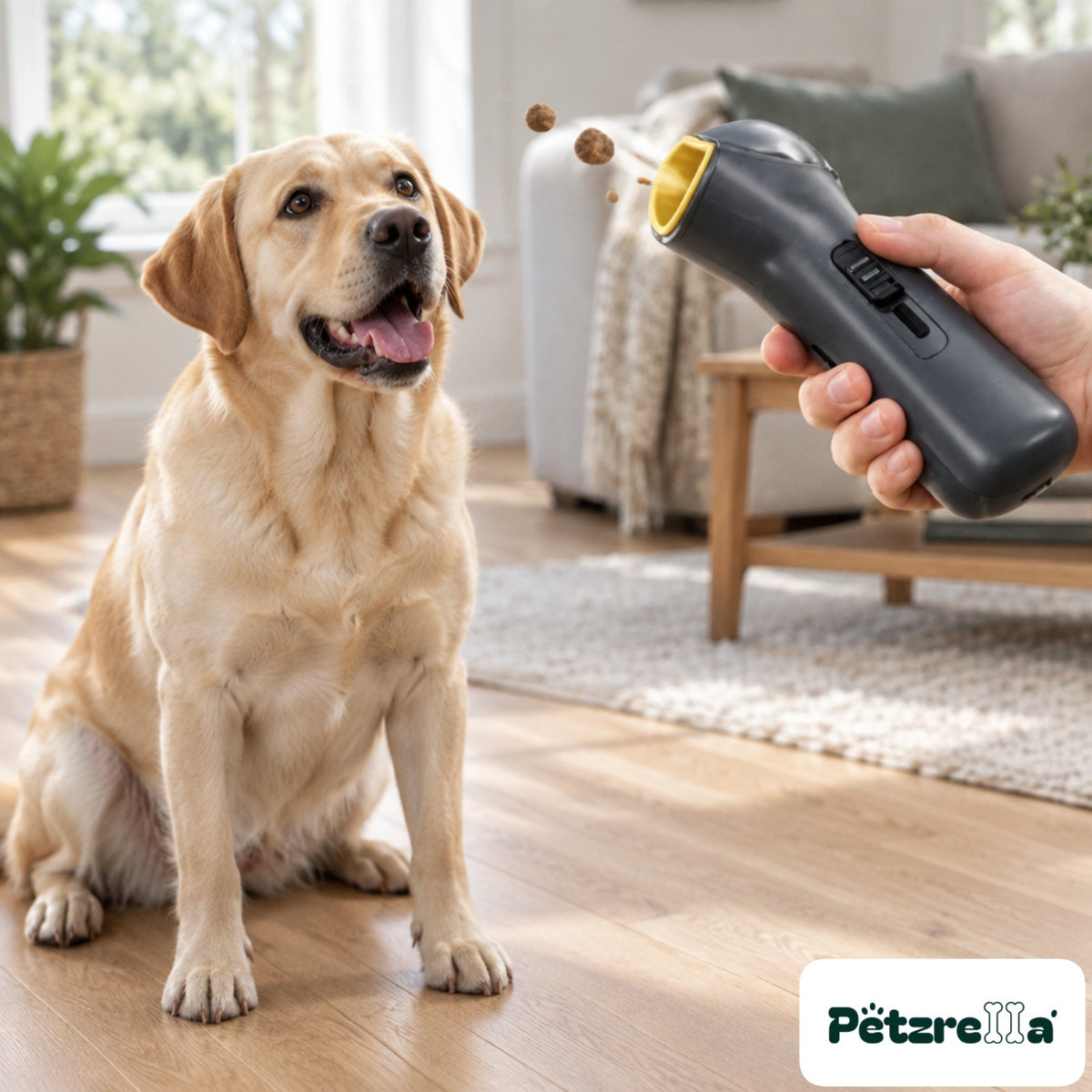 Petzrella Interactive Treat Launcher for Dogs